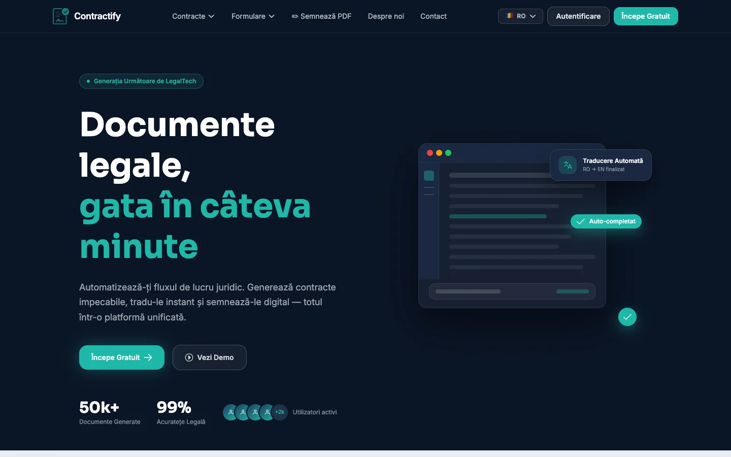 Contractify screenshot